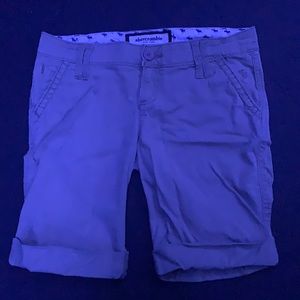 Khaki shorts from Abercrombie